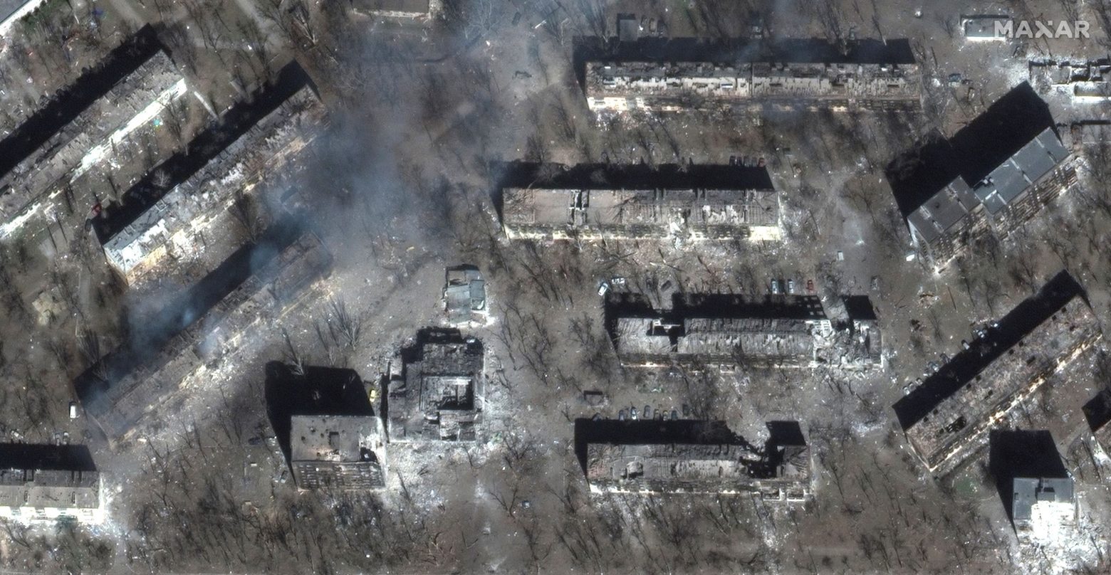 Πόλεμος στην Ουκρανία: Ισοπεδωμένη πόλη η Μαριούπολη - Σοκάρουν νέες δορυφορικές εικόνες