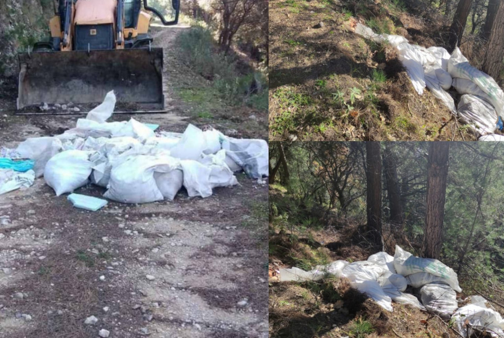 Ηγουμενίτσα: Γέμισαν σκουπίδια το δάσος