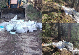 Ηγουμενίτσα: Γέμισαν σκουπίδια το δάσος