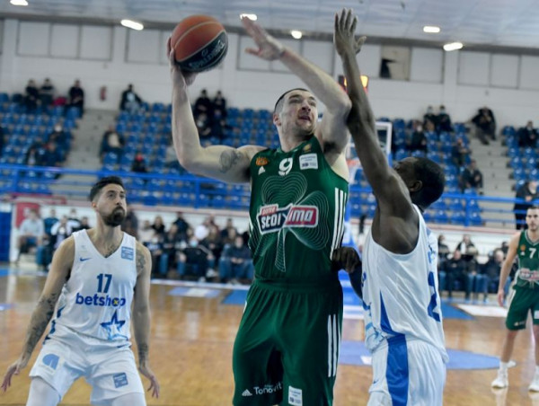 Ιωνικός – Παναθηναϊκός 61-68: Δύσκολη απόδραση για τους «πράσινους»