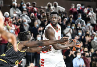 Μονακό – Ολυμπιακός 92-72: Τα έσπασε, αλλά…