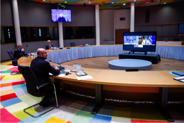 Κυριάκος Μητσοτάκης: Τηλεδιάσκεψη με τον Σαρλ Μισέλ και Ευρωπαίους ηγέτες ενόψει της συνόδου κορυφής στη Γαλλία