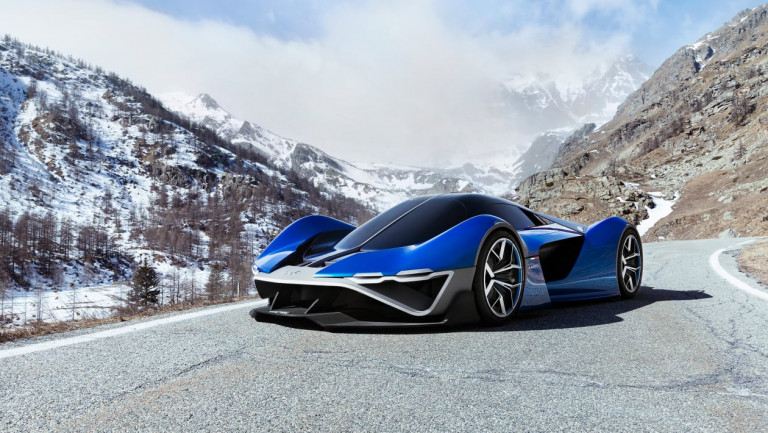 Alpine A4810 Concept: Υδρογονοκίνητος φουρτουρισμός