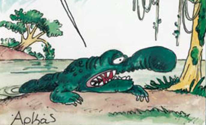 Αρκάς: Μας λέει καλημέρα με ένα σκίτσο από το παρελθόν – Αιτία ο… Πούτιν;