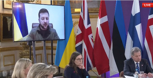 Πόλεμος στην Ουκρανία: Μέσω βιντεοσύνδεσης ο Ζελένσκι κάλεσε τους Ευρωπαίους να βοηθήσουν την χώρα