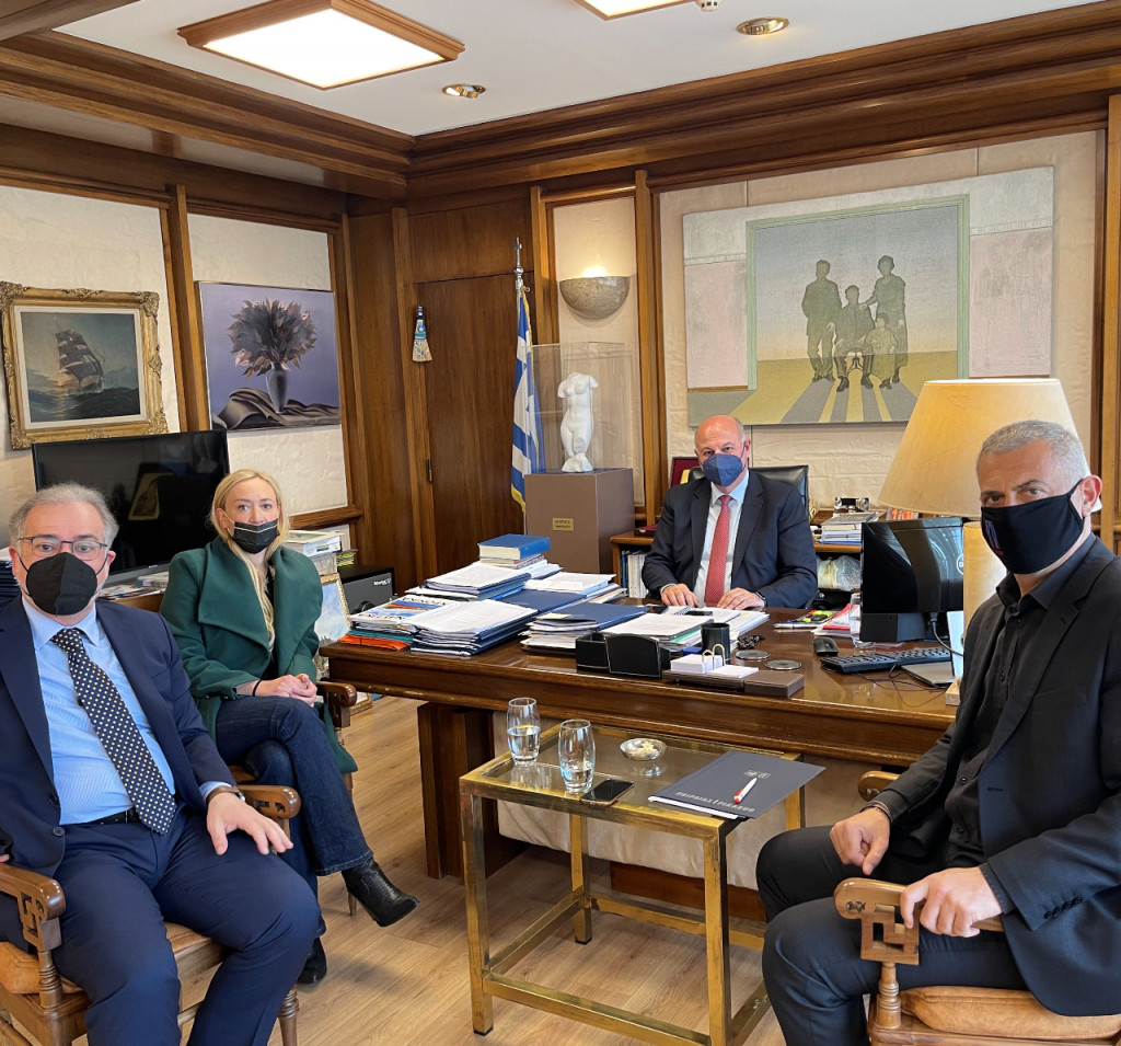 Συνάντηση Γιάννη Μώραλη – Κώστα Τσιάρα για το νέο Δικαστικό Μέγαρο Πειραιά