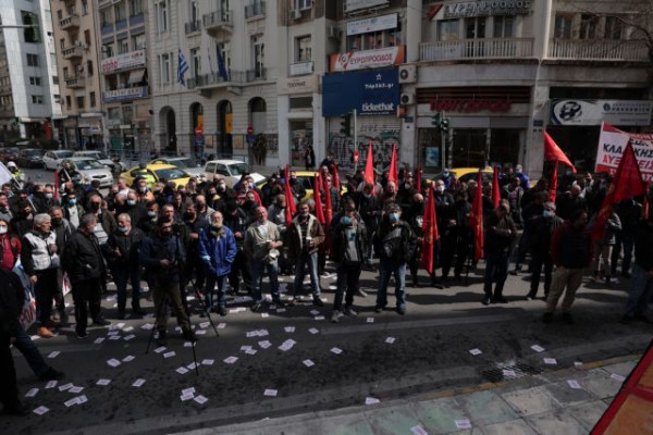 Οικοδόμοι: Απεργιακό συλλαλητήριο στο κέντρο τις Αθήνας για ΣΣΕ και ακρίβεια