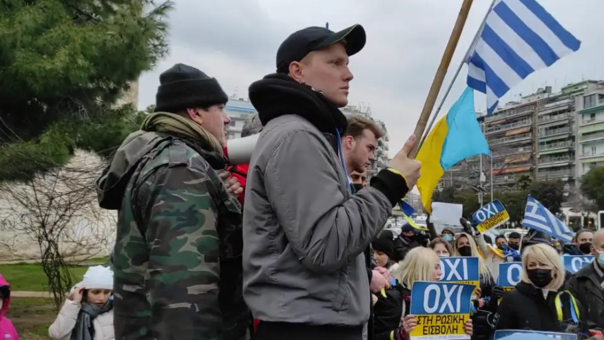Θεσσαλονίκη: Ουκρανοί στη Θεσσαλονίκη ψέλνουν τον εθνικό ύμνο της Ελλάδας και τραγουδούν Μίκη Θεοδωράκη