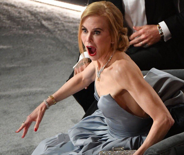 Όσκαρ… αντίδρασης στη Νικόλ Κίντμαν – Πως έγινε viral και συνδέθηκε με το χαστούκι του Γουίλ Σμιθ