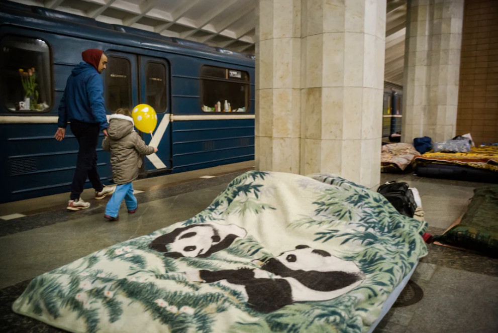 Πόλεμος στην Ουκρανία: Η καρδιά του Χαρκόβου χτυπάει πλέον στο μετρό της πόλης