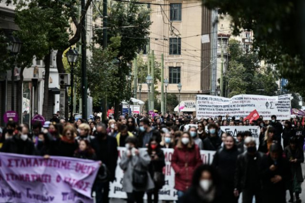 Απεργιακή συγκέντρωση στην Αθήνα για την Παγκόσμια Ημέρα της Γυναίκας