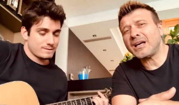 Γιάννης Πλούταρχος: Άκουσαν οικογενειακώς το νέο τραγούδι του Γιώργου Κακοσαίου