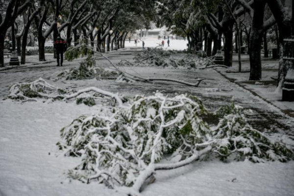 Κακοκαιρία «Φίλιππος»: Κλείνουν δρόμοι και σχολεία λόγω χιονιού – Απαγόρευση κυκλοφορίας στην Παλαιά Εθνική Οδό