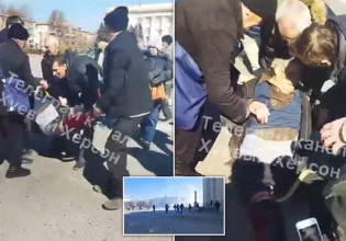 Πόλεμος στην Ουκρανία: Ρώσοι πυροβόλησαν ουκρανούς διαδηλωτές στην Χερσώνα