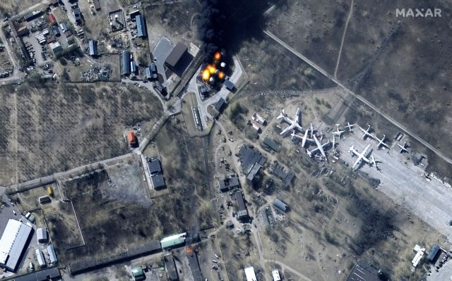 Κίεβο: Δορυφορικές εικόνες αποκαλύπτουν την κόλαση των ρωσικών βομβαρδισμών