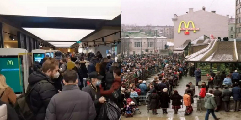 Μόσχα: Τα McDonalds έκλεισαν όπως ακριβώς είχαν ανοίξει το ’90