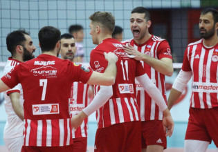 Ολυμπιακός – ΑΟΝΣ Μίλων 3-0: Πρόκριση στο Final 4 για τους Ερυθρόλευκους