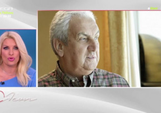 Με δάκρυα στα μάτια το «αντίο» της Ελένης Μενεγάκη στον Δημήτρη Κοντομηνά