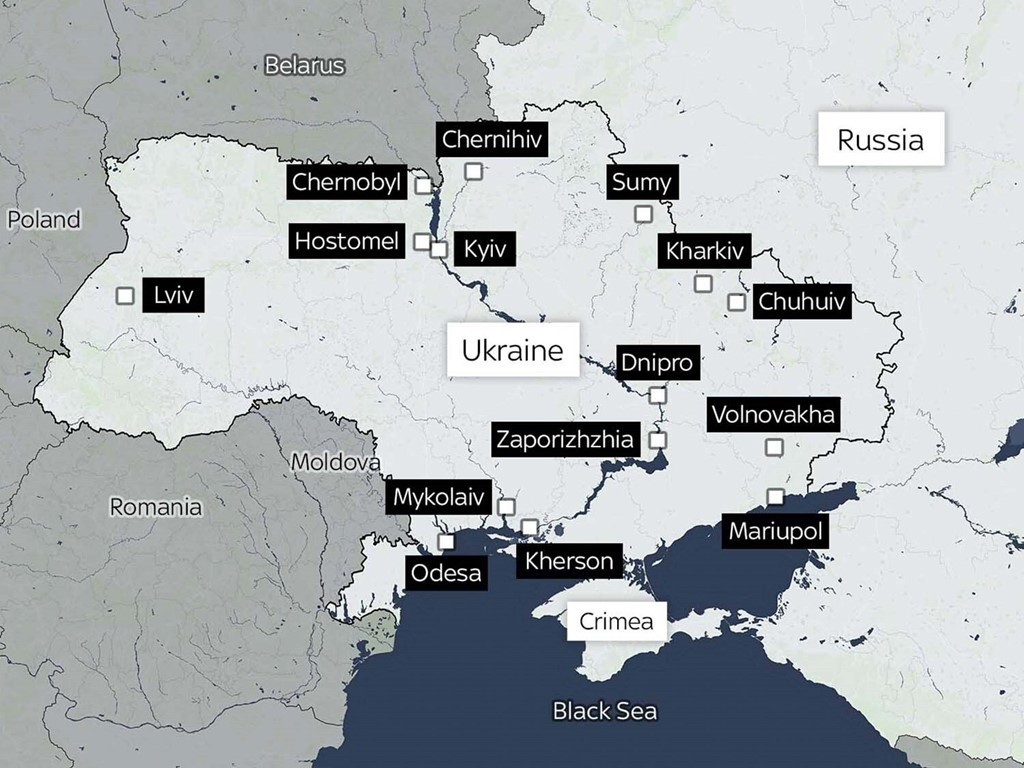 Ουκρανία: «Υπάρχει χερσαίος διάδρομος που ενώνει Κριμαία και Ντονμπάς»