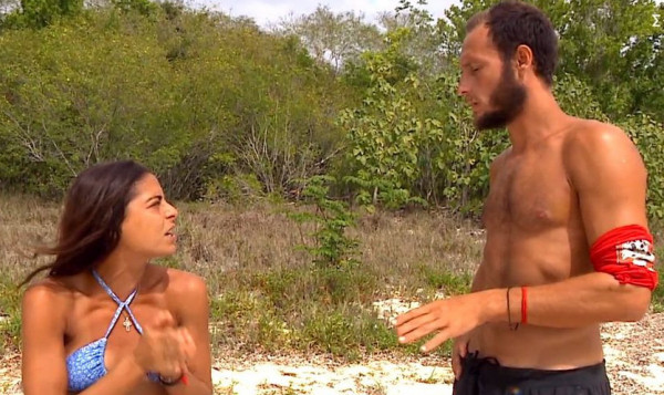 Survivor: Μυριέλλα και Κατσαούνης τσακώθηκαν για τον σταυρό που της είχε δώσει