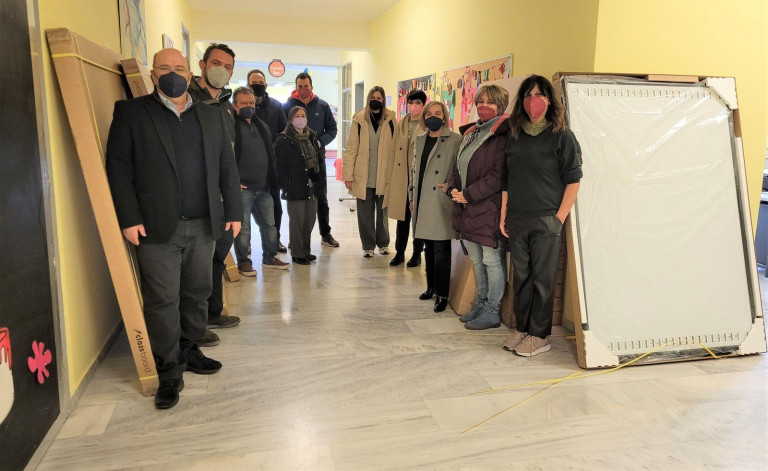Ανοιξε το 2ο δημοτικό σχολείο Αρκαλοχωρίου με νέους διαδραστικούς πίνακες