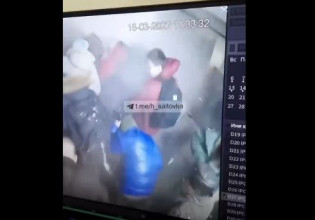 Πόλεμος στην Ουκρανία: Ρωσική οβίδα «σκάει» δίπλα από κόσμο σε σούπερ μάρκετ