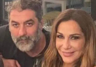 Δέσποινα Βανδή – Βασίλης Μπισμπίκης: Ποζάρουν μαζί στη βραδινή τους έξοδο