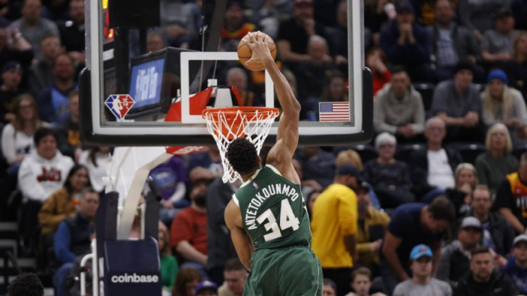 Τζαζ – Μπακς 111-117: Με 30άρα του Γιάννη οι Μπακς απέδρασαν από τη Γιούτα