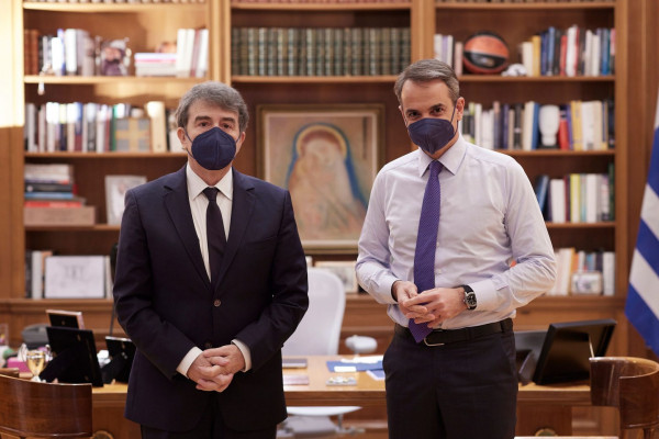 Υποψήφιος στο Δυτικό Τομέα Β’ Αθηνών με τη ΝΔ ο Χρυσοχοΐδης – Συνάντηση με Μητσοτάκη