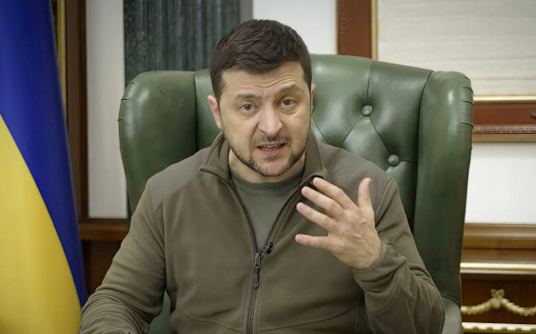 Ζελένσκι: Εκανε λόγο για «προδότες» που συνεργάζονται με τον ρωσικό στρατό