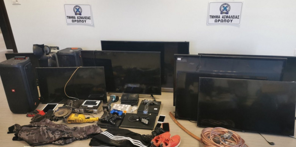 Συμμορία είχε ρημάξει σπίτια σε Ωρωπό, Σχηματάρι, Οινόφυτα, Δήλεσι και Χαλκίδα – Εξιχνιάστηκαν 45 κλοπές