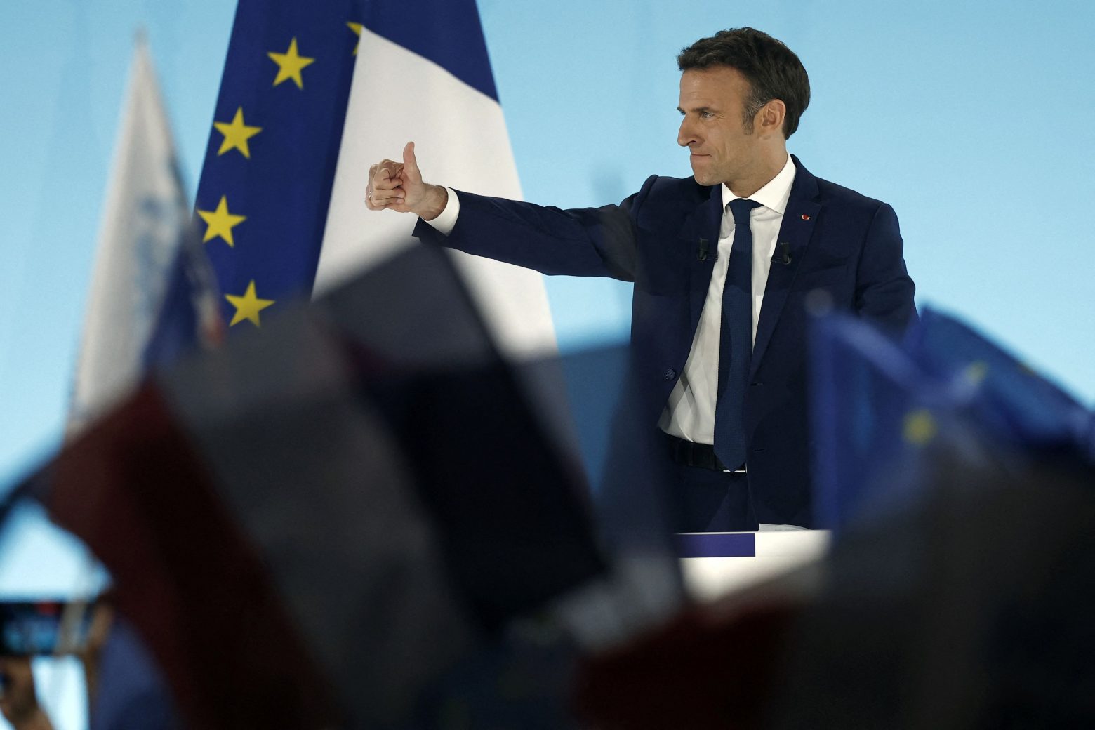 Εκλογές στη Γαλλία: Οι πρώτες δηλώσεις Μακρόν μετά την επικράτηση στον α' γύρο