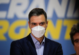 Ουκρανία: Στο Κίεβο ο Ισπανός πρωθυπουργός και η Δανέζα ομόλογός του