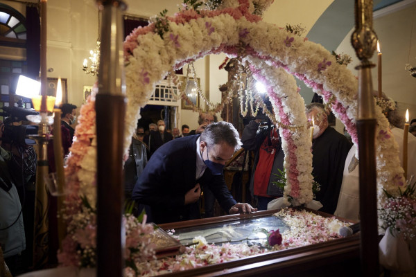 Μητσοτάκης: Στον Ιερό Ναό Αγίου Νικολάου στα Χανιά ο πρωθυπουργός για τον Επιτάφιο