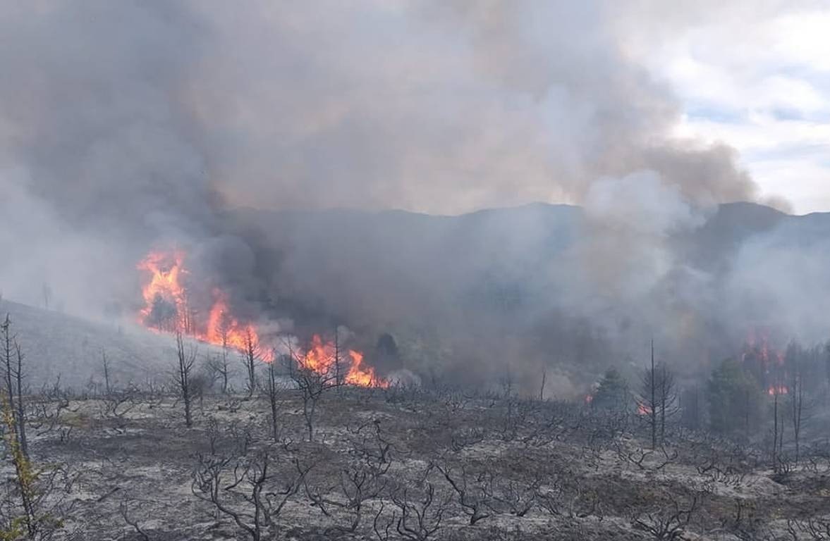 Φωτιά στον Πάρνωνα: Ολονύχτια μάχη με τις φλόγες - Συνεχίζεται η προσπάθεια κατάσβεσης
