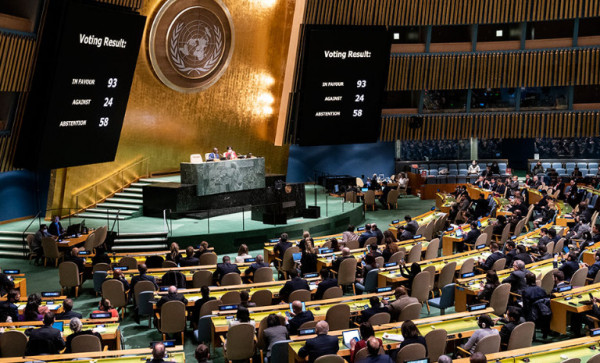 ΟΗE: Η Γενική Συνέλευση ψήφισε να ανασταλεί η συμμετοχή της Ρωσίας στο Συμβούλιο Ανθρωπίνων Δικαιωμάτων