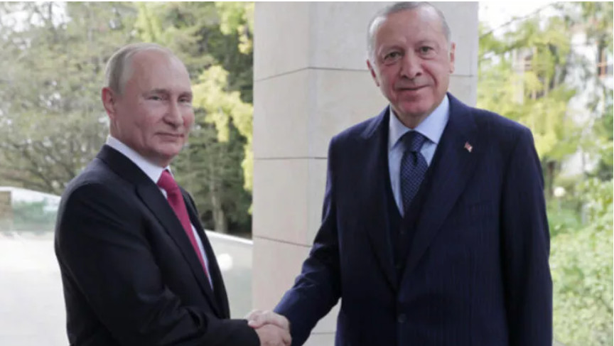 Ερντογάν και Πούτιν συζήτησαν για τις εξελίξεις στην Ουκρανία