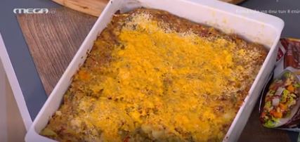 Πατατόπιτα με μείγμα λαχανικών από τον Τίμο Ζαχαράτο