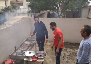 Πάτρα: Μόλις 17 μέρες μετά τον θάνατο της Μαλένας ο Δασκαλάκης  σε μπάρμπεκιου με τους φίλους του