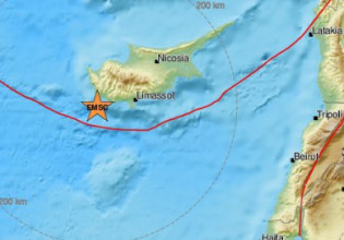 Ισχυρός σεισμός τώρα στην Κύπρο