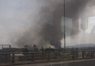 Μεγάλη φωτιά στις Αχαρνές – Σπεύδουν δυνάμεις της Πυροσβεστικής