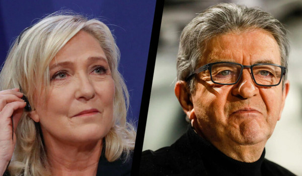 Γαλλικές εκλογές: Μικρότερη της μίας μονάδας η διαφορά Λεπέν – Μελανσόν