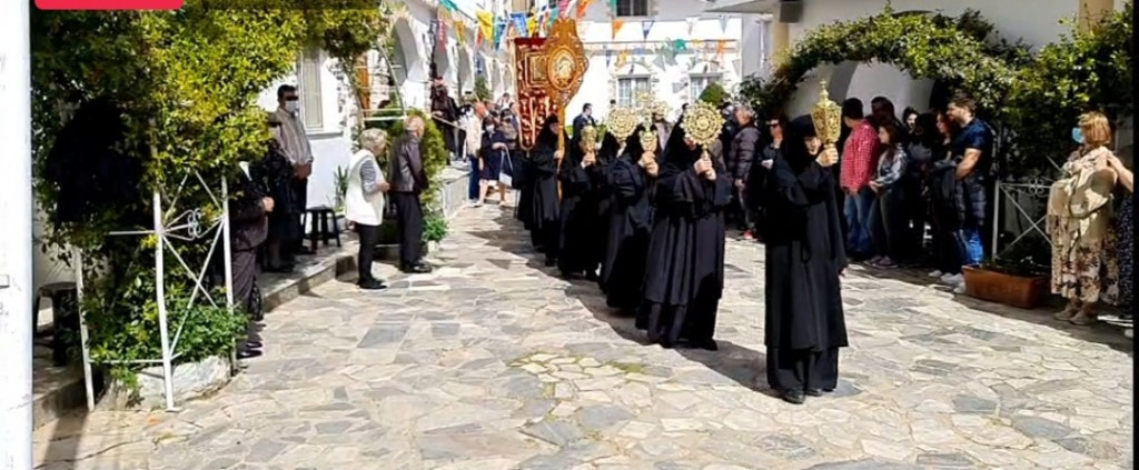 Λέσβος: Με λαμπρότητα η πανήγυρη στο μοναστήρι του Αγίου Ραφαήλ