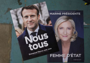 Προβάδισμα Μακρόν σε τρεις δημοσκοπήσεις