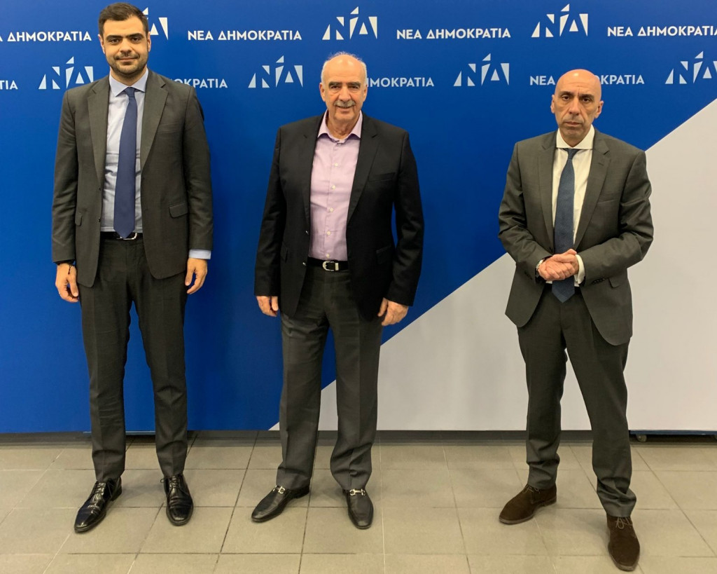 Στο Μοσχάτο ο Μεϊμαράκης: Συνάντηση εργασίας για το 14ο Συνέδριο της ΝΔ