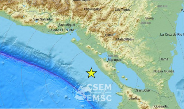 Νικαράγουα: Σεισμός 6,9 Ρίχτερ στα ανοιχτά της χώρας