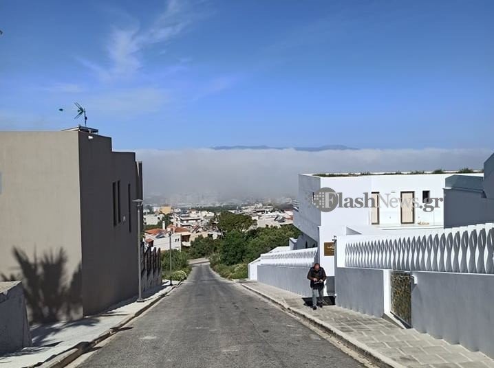 «Ομίχλη μεταφοράς»: Τι είναι το σπάνιο φαινόμενο που σκέπασε τα Χανιά