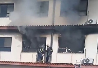 Φωτιά στο Παπανικολάου: Βίντεο δείχνει την ένταση της φωτιάς