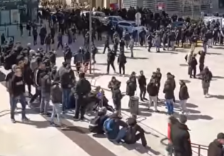 Νέα ένταση με οπαδούς του ΠΑΟΚ και της Μαρσέιγ στο κέντρο της Μασσαλίας