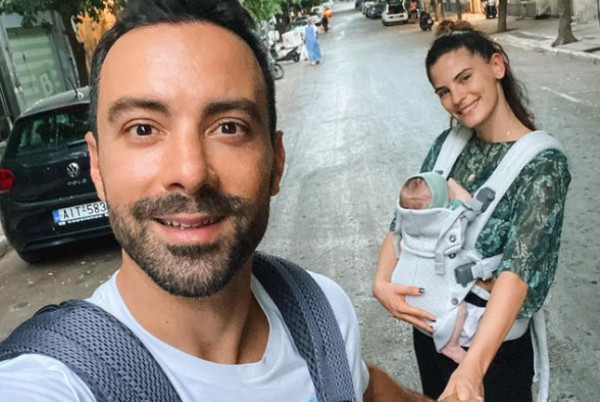 Σάκης Τανιμανίδης – Χριστίνα Μπόμπα: Στη Θεσσαλονίκη για τις πρώτες πασχαλινές διακοπές με τα δίδυμα